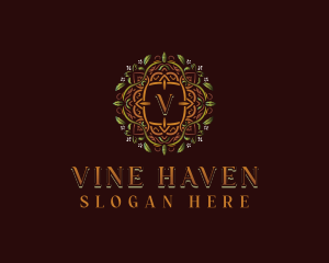 Luxury Royal Vine logo design