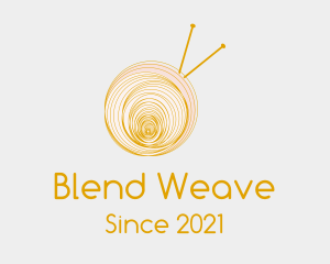 Golden Yarn Ball logo design