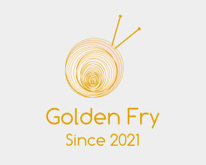 Golden Yarn Ball logo design