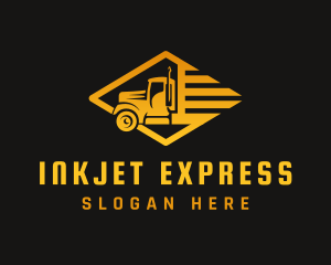 Express Logistics Vehicle logo design