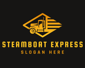 Express Logistics Vehicle logo design