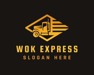 Express Logistics Vehicle logo design