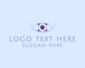 Optical - Minimalist Eye & Eyelashes logo design