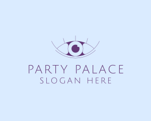 Minimalist Eye & Eyelashes logo design