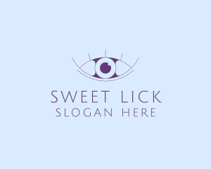 Minimalist Eye & Eyelashes logo design