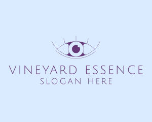 Minimalist Eye & Eyelashes logo design