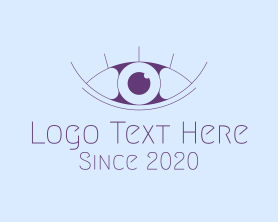 Minimalist - Minimalist Eye & Eyelashes logo design