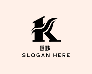 Corporate - Generic Swoosh Brand Letter K logo design