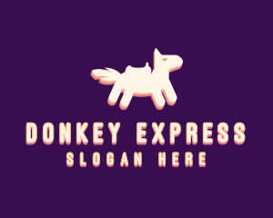 Cute Kiddie Pony logo design