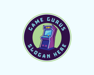 Retro Arcade Esports logo design