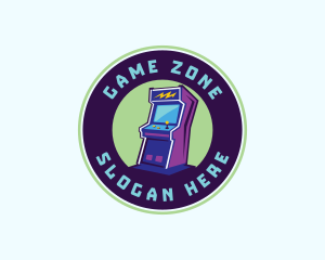 Retro Arcade Esports logo design