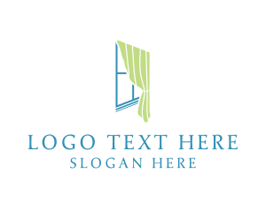 Window Curtain Decor Logo