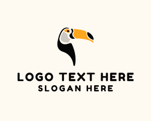 Rain Forest - Toucan Tropical Bird logo design