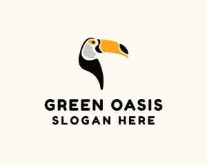 Rainforest - Toucan Tropical Bird logo design