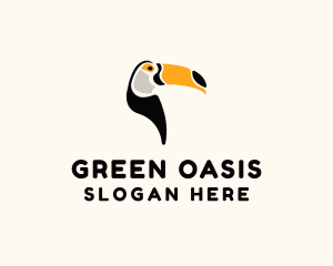 Toucan Tropical Bird logo design