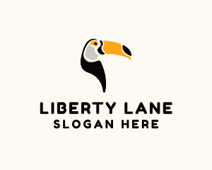 Toucan Tropical Bird logo design