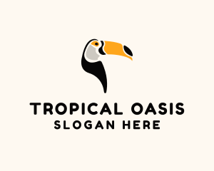 Tropical - Toucan Tropical Bird logo design