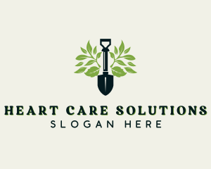 Plant Gardening Shovel logo design