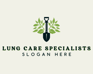 Plant Gardening Shovel logo design