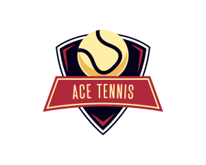 Tennis - Tennis Sports Shield logo design