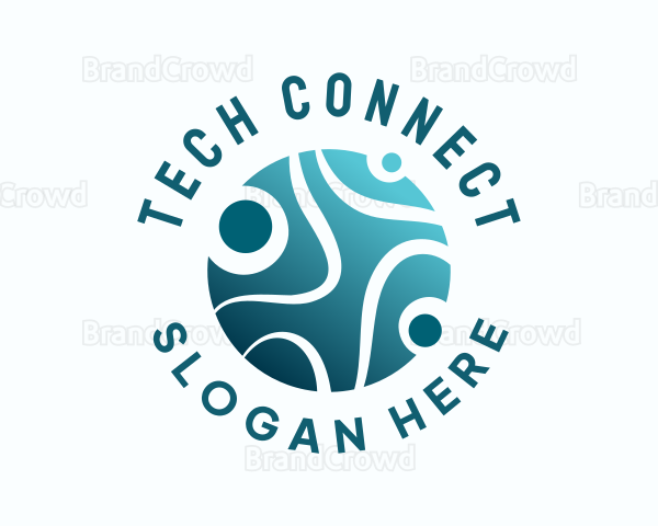 Clean Aqua Bubbles Logo