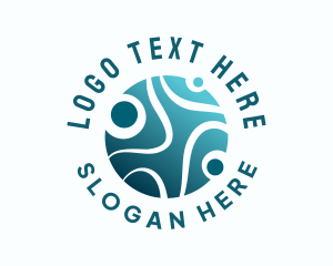 Drainage - Clean Aqua Bubbles logo design