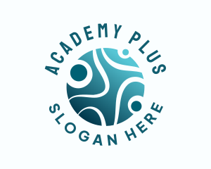 Clean Aqua Bubbles Logo