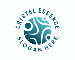 Mineral - Clean Aqua Bubbles logo design