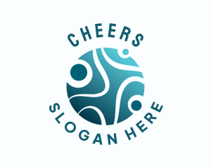 Wash - Clean Aqua Bubbles logo design