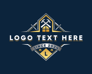 Maintenance - Roofing Hammer Renovation logo design