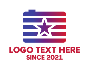 United States - Star Camera Photographer logo design
