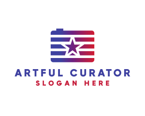 Star Camera Photographer logo design