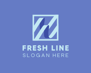 Business Zigzag Line logo design