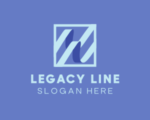 Business Zigzag Line logo design