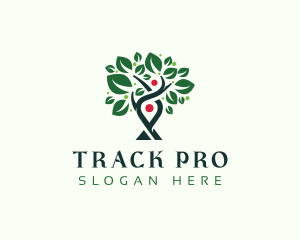 Tracker - Tree GPS Navigation logo design