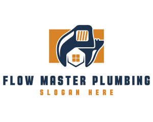 Plumbing - Pipe Wrench Plumbing logo design