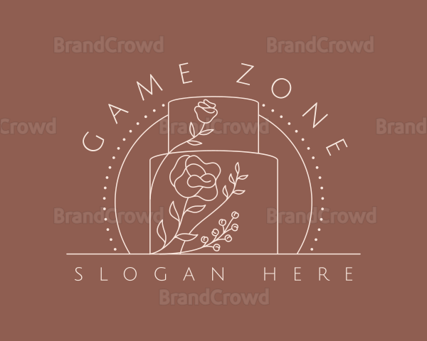 Floral Cake Pastry Logo