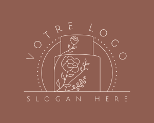 Floral Cake Pastry Logo