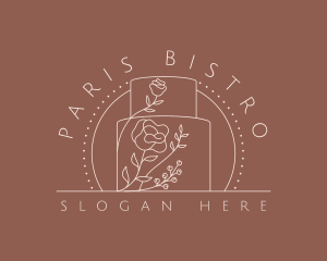 Floral Cake Pastry logo design