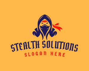 Stealth - Ninja Warrior Assassin Character logo design