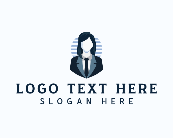 Office - Woman Office Profile logo design