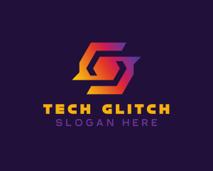 Colorful Tech Symbol logo design