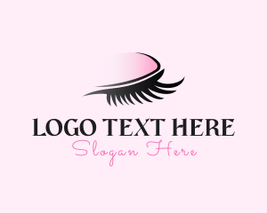 Cosmetology - Makeup Artist Beauty Eyelash logo design