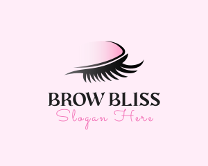 Makeup Artist Beauty Eyelash logo design