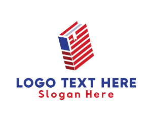 University - American Publishing Book logo design