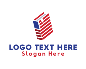 American - American Book logo design