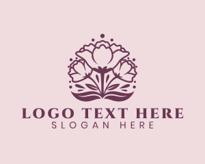 Bloom - Natural Flower Petal logo design