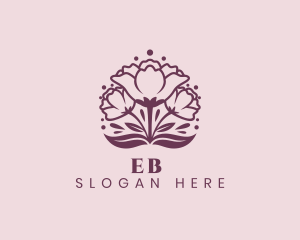 Natural Flower Petal Logo