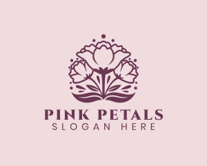 Natural Flower Petal logo design