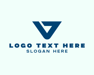 Consulting - Bold Business Letter V logo design